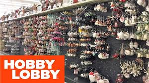 Christmas decoration store in nj : Hobby Lobby Christmas Ornaments Shop With Me Shopping Store Walk Through 4k Youtube