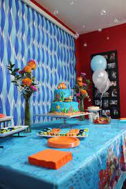 Cake Dessert Table Decorations Finding Nemo Theme Party Dory Birthday Party Nemo Birthday Party Finding Nemo Birthday Party