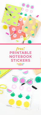 как сделать блокнот из одного листа бумаги без клея Decorate Those School Notebooks Binders Folders And Book Covers With These Printable Notebook St School Supplies Diy Notebook School Notebooks Book Cover Diy