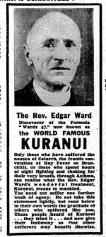 Timespanner: Rev. Edgar Ward's miraculous Kuranui cure
