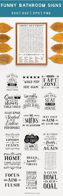 Great prices on your favourite home brands, and free delivery on eligible orders. Funny Bathroom Sign Svg Bundle Mb32 133787 Svgs Design Bundles In 2021 Funny Bathroom Signs Bathroom Humor Bathroom Signs