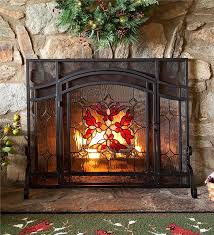 Firescreen Guard Fire Screen Fireplace Ornamental Stained Glass Wrought Iron New Fireplace Screens Stained Glass Fireplace Screen Hanging Fireplace Modern metal fireplace screens, gold art deco firescreens, affordable colorful fireplace screens and more!