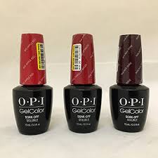Big apple red opi gel. Opi Gelcolor 3 Pack Big Apple Red The Thrill Of Brazil Malaga Wine By Opi Amazon De Beauty