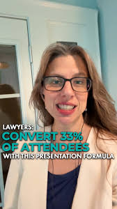 Lawyers: Convert 33% of Attendees with this Presentation Formula