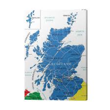Eine schottland karte mit den besten sehenswürdigkeiten habe ich länger schon gesucht. Leinwandbild Schottland Karte Pixers Wir Leben Um Zu Verandern