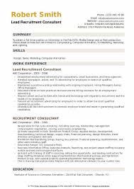 Learn how to write that perfect cover letter to for the record, that wasn't one of our cover letter examples. Recruitment Consultant Resume Samples Qwikresume