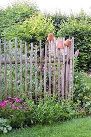 Gartenzaun Zaun Garten Garten Staudenbeet