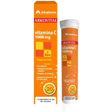 Comprar Arkovital Vitamina C 1000 Mg Zinc 20 Comp Efervescentes