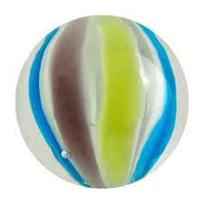 Beach Ball Marble - Blue & Green - House of Marbles US
