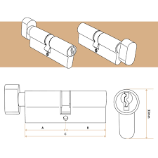 Schliesszylinder Mit Knauf 30 X 40 Mm 3 Schlussel Knaufzylinder Zylinderschloss Profilzylinder Baumark King Shop Schnelle Sichere Lieferung