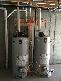 2 X 75 Gallon Hot Water Heaters Run In Parallel We Shouldn T Run Out Of Hot Water Hot Water Heater Water Heater Home Appliances