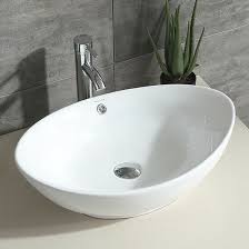 oval white bathroom porcelain ceramic