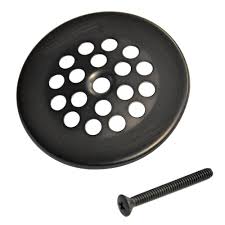 Buy top selling products like oxo good grips® pop up drain protector and oxo good grips® shower stall drain protector. 2 7 8 In Bath Grid Strainer With Screw In Oil Rubbed Bronze Plumbing Parts By Danco