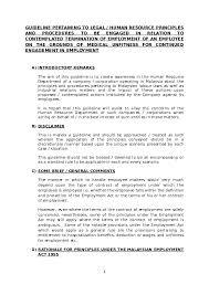 Check spelling or type a new query. Doc Guideline Pertaining To Legal Human Resource Principles And Procedures To Be Engaged In Relation To Contemplated Termination Of Employment Of An Employee On The Grounds Of Medical Unfitness For Continued