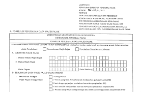 Untuk membuat npwp, kamu diharuskan untuk mengisi formulir pendaftaran npwp. Formulir Perubahan Data Wajib Pajak Materi Pajak