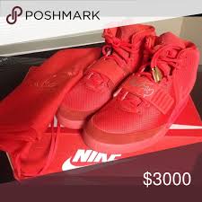 Of course there are shoes he's done before that: Air Yeezy Red October Singed By Kanye West Air Yeezy Red October Yeezy Red October Yeezy 2 Red October