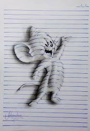 15 Year Old Artist Creates Awesome 3d Notebook Drawings Notebook Drawing Notebook Art Notepad Art