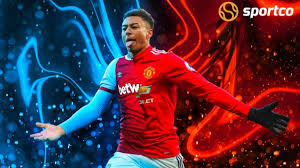 Jesse lingard of west ham celebrates after scoring against tottenham hotspur. Q8gy5ozpmezegm