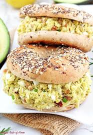 These Tuna Avocado Egg Salad Sandwiches Are Quick To Put Together Make Ahead Recipe That Is Perfect For L Egg Salad Sandwiches Egg Salad Recipe Salad Sandwich