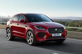 E Pace Red Jaguar New Driving On Road Jaguar Usa Jaguar Suv Suv