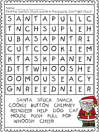 First Grade Wow Oh No Santa S Stuck Again Christmas Word Search Christmas Words First Grade Words