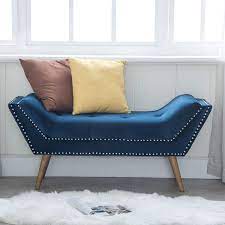 You have searched for navy blue bench and this page displays the closest product matches we have for navy blue bench to buy online. Amazon Com Kmax Upholstered Entryway Bench With Arms Button Tufted Velvet Fabric Bedroom Bench With Nailhead Trim Rubber Wood Legs Navy Blue Patio Lawn Garden