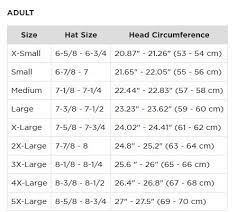 Motorcycle Helmet Size Chart Motorcycle Helmets Motorcycle Helmet