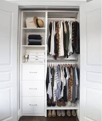 Small Reach In Closet Organization Ideas The Happy Housie Closet Small Bedroom Bedroom Organization Closet Closet Remodel