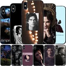 Vampire, diaries, drama, fantasy, drama, horror, series. The Vampire Diaries Stefan Damon Salvatore Silicone Tpu Case Soft Black Tpu Case For Iphone 11 Pro 6s 8 7 Plus Fear Case For Samsung S8 9 10 Note 8 Iphone Xs Xr Couqe Huawei P30 Cover