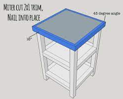 Makeover Monday Small X End Table Free Plans Diy End Tables Diy Furniture Projects Diy Dining Room Table