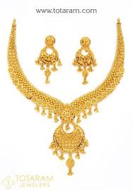 22k Gold Necklace Sets In 2020 Gold Necklace Set Gold Necklace Designs Gold Fashion Necklace