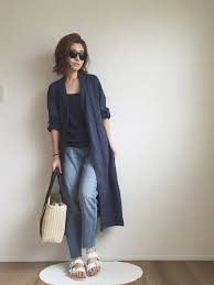 羽織りにワンピに ユニクロ２wayシャツワンピース3つの着こなし all about オールアバウト ファッション サマーカジュアルファッション カジュアルファッション