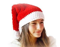 Handmade Santa Hat Crochet Beanie