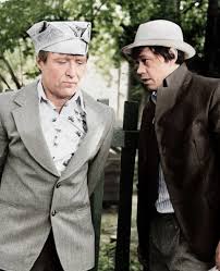 Геннадий Гарбук и Николай Караченцов в фильме «Белые росы»