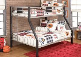 Dinsmore Twin Full Bunk Bed One Of Our Various Bunk Bed Options For Boys And Girls Bedrooms At Jarons Furnitu Twin Full Bunk Bed Full Bunk Beds Kids Bedroom Furniture