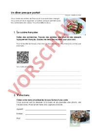 Compte officiel de l'émission un dîner presque parfait, diffusée sur w9. Arbeitsblatt Un Diner Presque Parfait Franzosisch Wortschatz