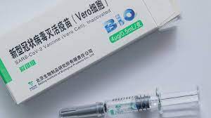 The company logo of sinopharm group co ltd is displayed at a news conference on. China S Sinopharm Vaccine Receives 1st Eu Gmp Certificate Cgtn