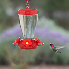 Red is a hummingbird's favorite color; Perky Pet 16 Oz Red Hibiscus Top Fill Plastic Hummingbird Feeder Model 132tf 2 Perkypet Com