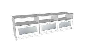 Now my ikea tv stand and media storage look seamless with this simple and. Ikea Brimnes Tv Media Cabinet 3 Drawer 3d Warehouse
