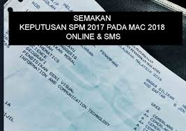 Bermula dari jam pukul 10 pagi pada tarikh yang akan diumunkan, para calon boleh membuat semakan keputusan spm melalui beberapa cara yang berikut Tarikh Semak Keputusan Spm 2017 Secara Online Dan Sms Pada Mac 2018