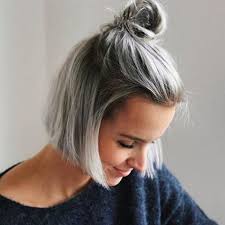 Black And White Hair Color Short Hair 19 Short Hair Don T Care Hairstyles You Ll Fall In Love With Hair Styles Grey Hair Dye Short Hair Styles