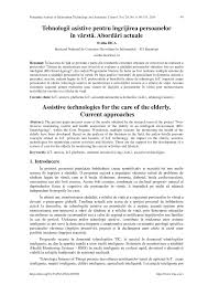 Dex '09, mda2, dex '98, nodex, șăineanu, ed. Pdf Tehnologii Asistive Pentru Ingrijirea Persoanelor In VarstÄ AbordÄri Actuale