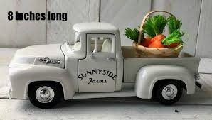 Metal Farm Truck Personalized Truck Farmhouse Truck Decor Easter Truck Truck Decor Farmhouse Decor Farm Truck Spring Easter Decor Farm Trucks Spring Decor