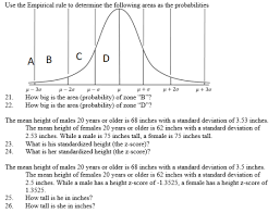 The ten tallest countries , with the first one being the country with the tallest average human height in the world, include. Use The Empirical Rule To Determine The Following Areas As The Probabilities 21 How Big Is Homeworklib