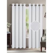 Deconovo lot de 2 double rideaux jacquard motif rideau oeillets. Rideau Voilage Double