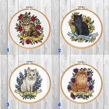 If you want to create a custom cross stitch piece, you will need a custom pattern. Custom Cat Portrait Cross Stitch Pattern Pdf Kitten Etsy