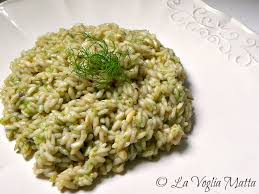 Buona e profumata, non chiamatela scarto. La Voglia Matta Risotto Con Barbe Di Finocchio E Pinoli