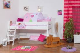 Kinderzimmer einrichten mit einem selbstgebastelten hochbett für playmobil kinder. Weisses Hochbett Fur Kinder Buche Massivholz 90x200 Cm