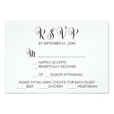 Southern Belle Calligraphy Menu Choice Rsvp Card Zazzle Com Rsvp Card Beach Theme Wedding Invitations Wedding Response Cards