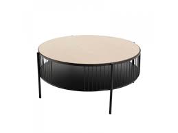 Tables de salle à manger tables extensibles tables rondes bureaux tables d'appoint tables pliantes. Table Basse Ronde Double Plateau 80x80cm Base Metal Jiosa Bobochic